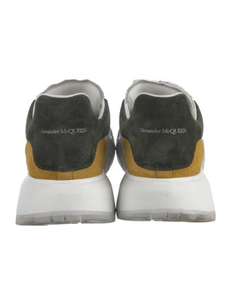 Alexander McQueen Leather Printed Athletic Sneakers