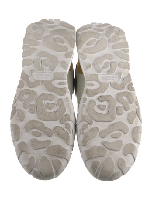 Alexander McQueen Leather Printed Athletic Sneakers
