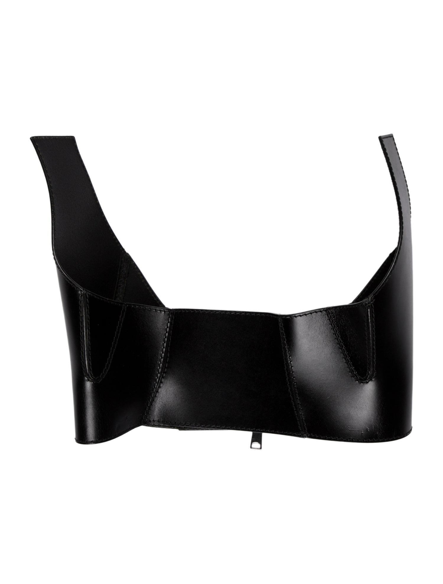 Alexander McQueen Wide Leather Waist Belt