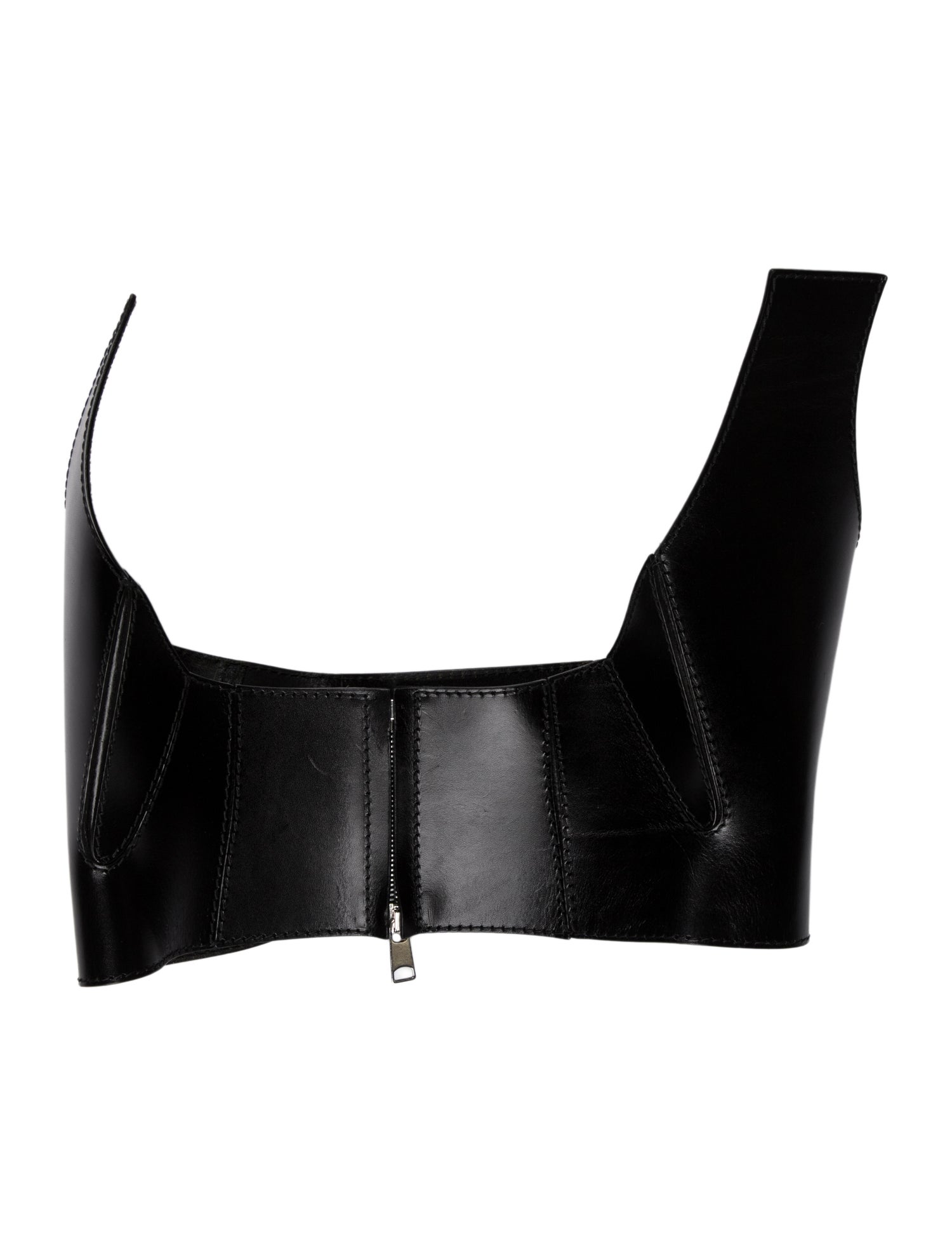 Alexander McQueen Wide Leather Waist Belt