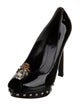 Alexander McQueen Skull Patent Leather Pumps