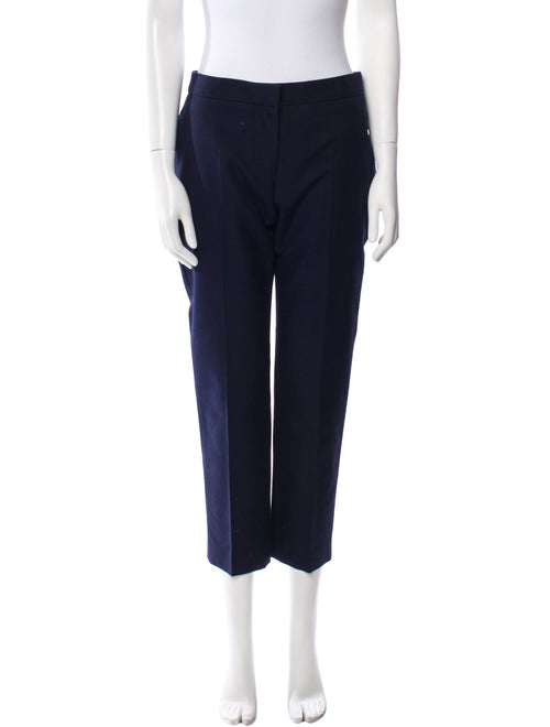 Alexander McQueen Wool Straight Leg Pants