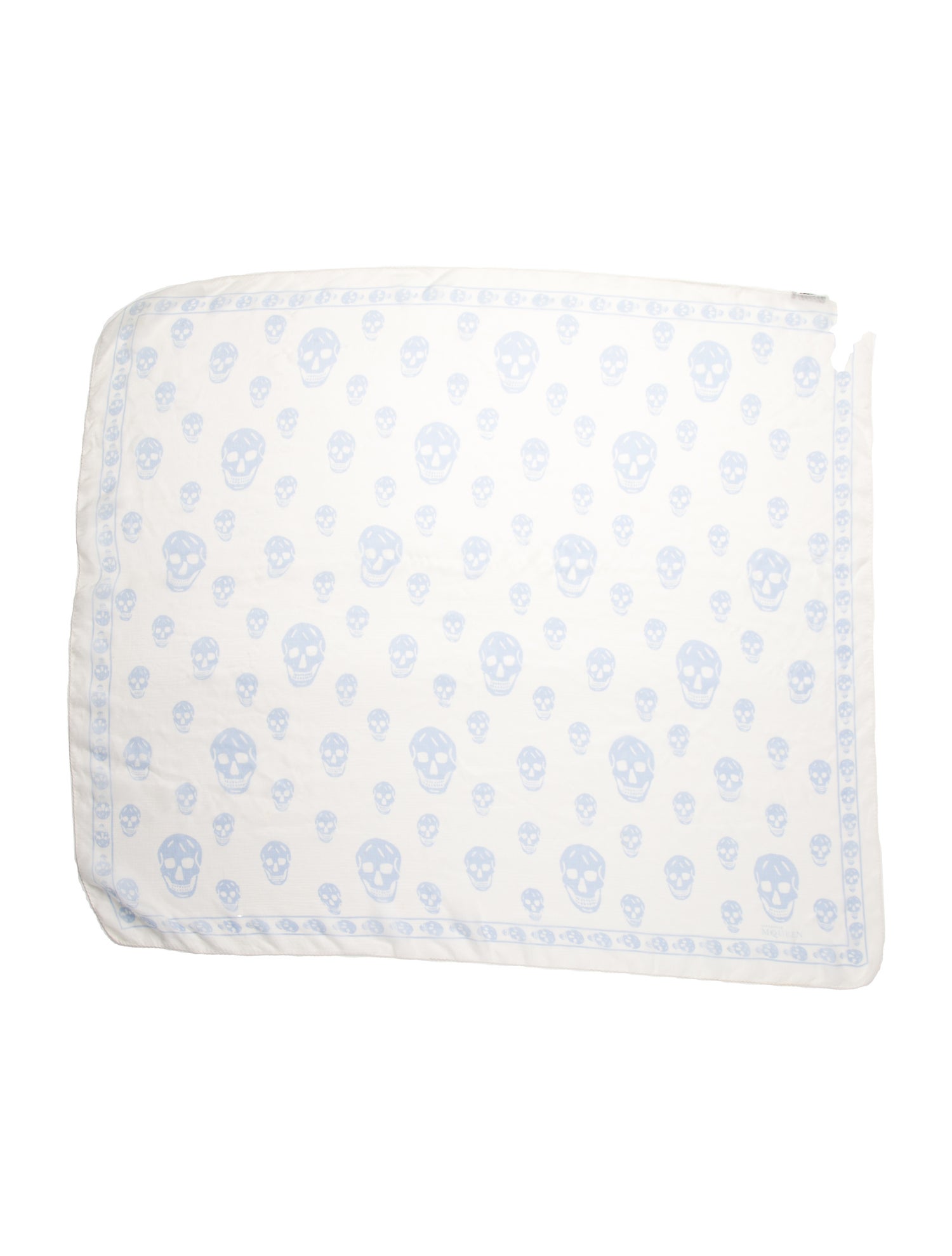 Alexander McQueen Silk Printed Scarf