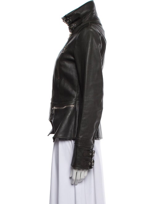 Alexander McQueen Calf Leather Biker Jacket