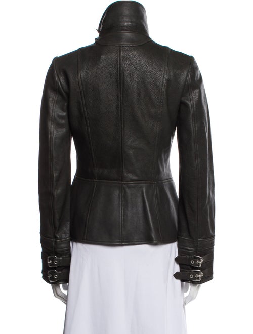 Alexander McQueen Calf Leather Biker Jacket