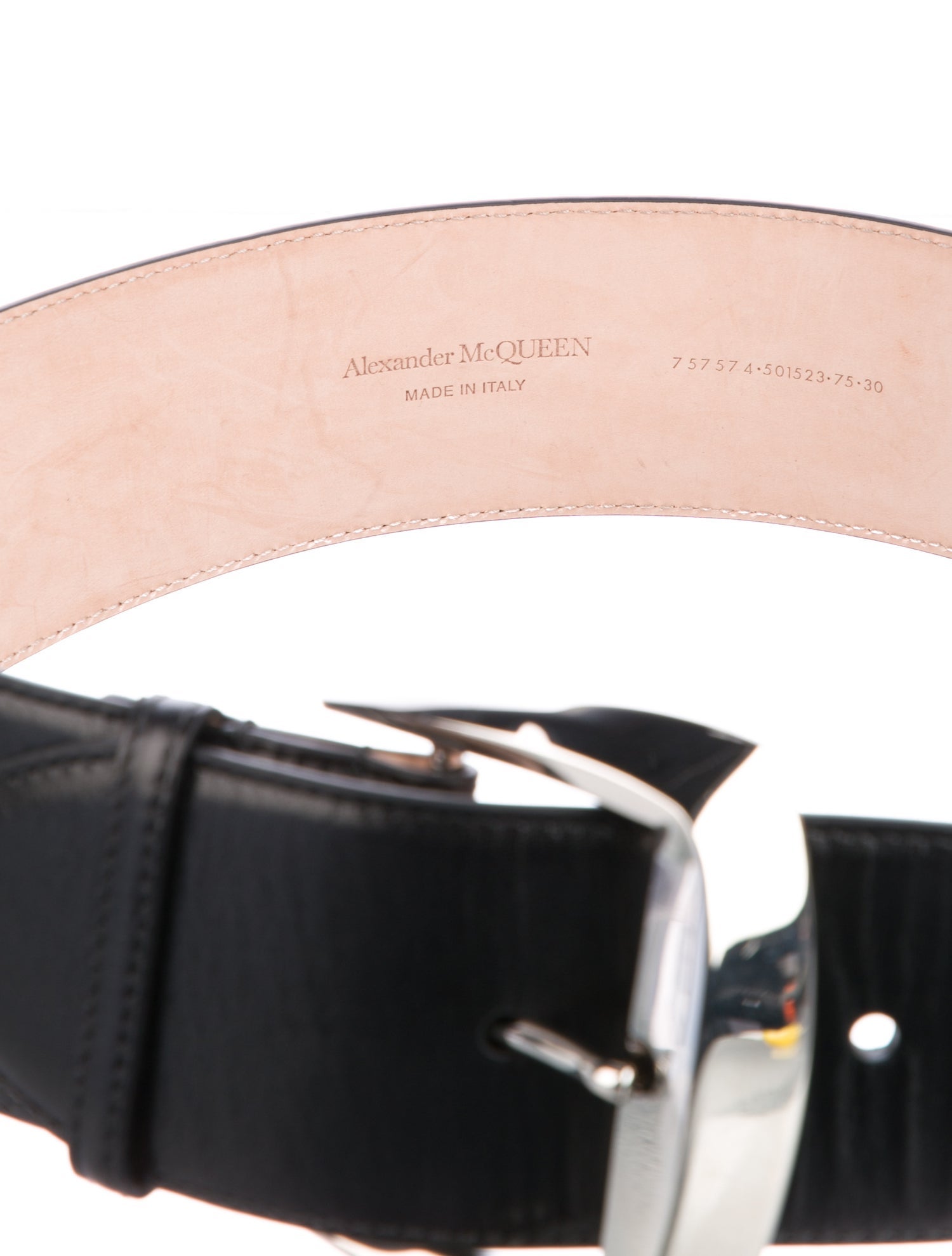 Alexander McQueen Wide Leather Belt