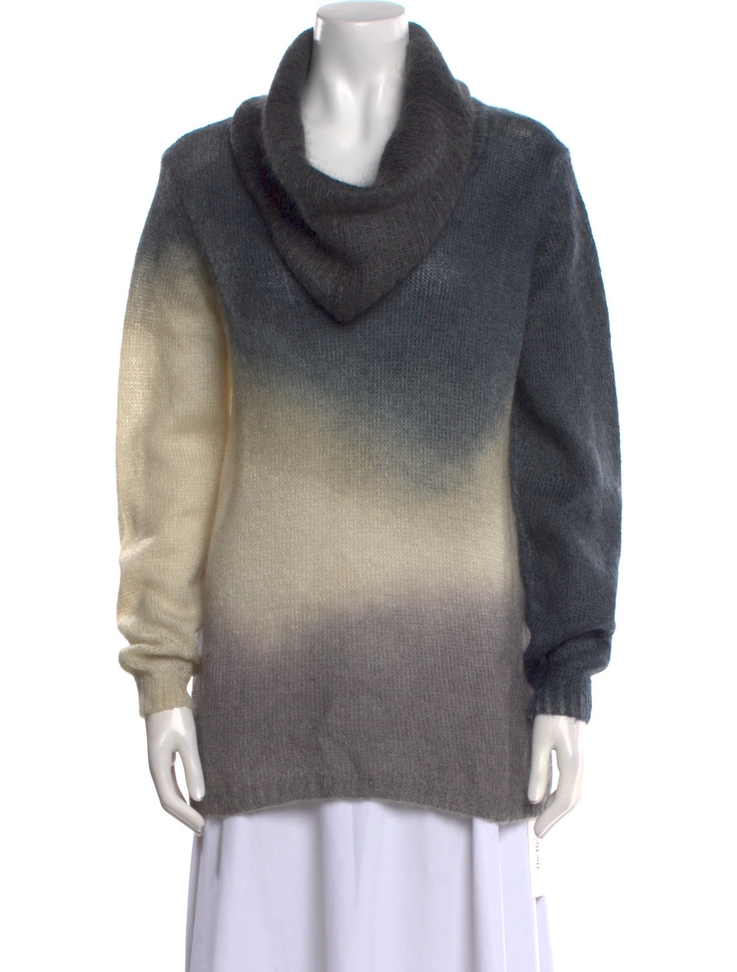 Alexander McQueen Mohair Tie-Dye Print Sweater