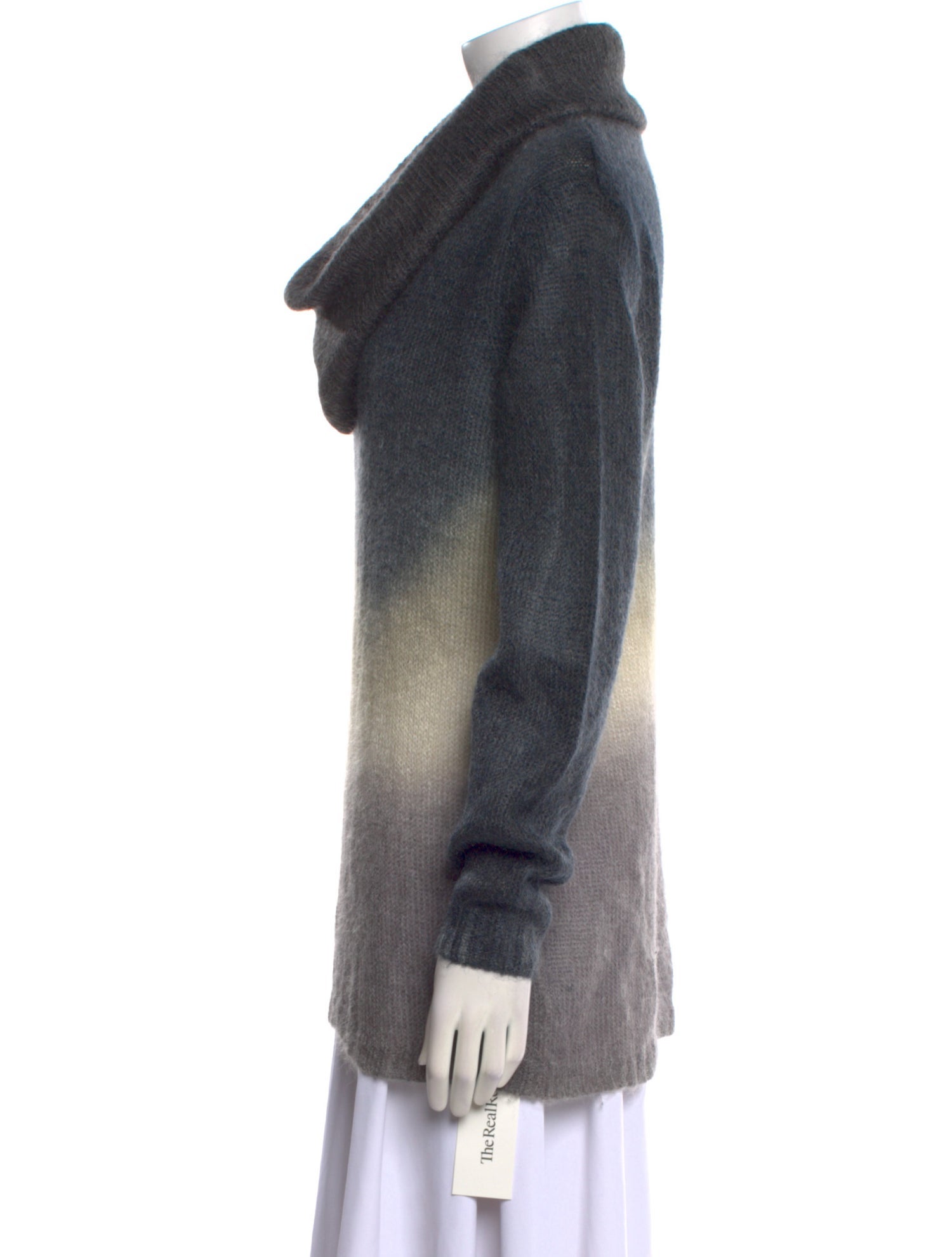 Alexander McQueen Mohair Tie-Dye Print Sweater