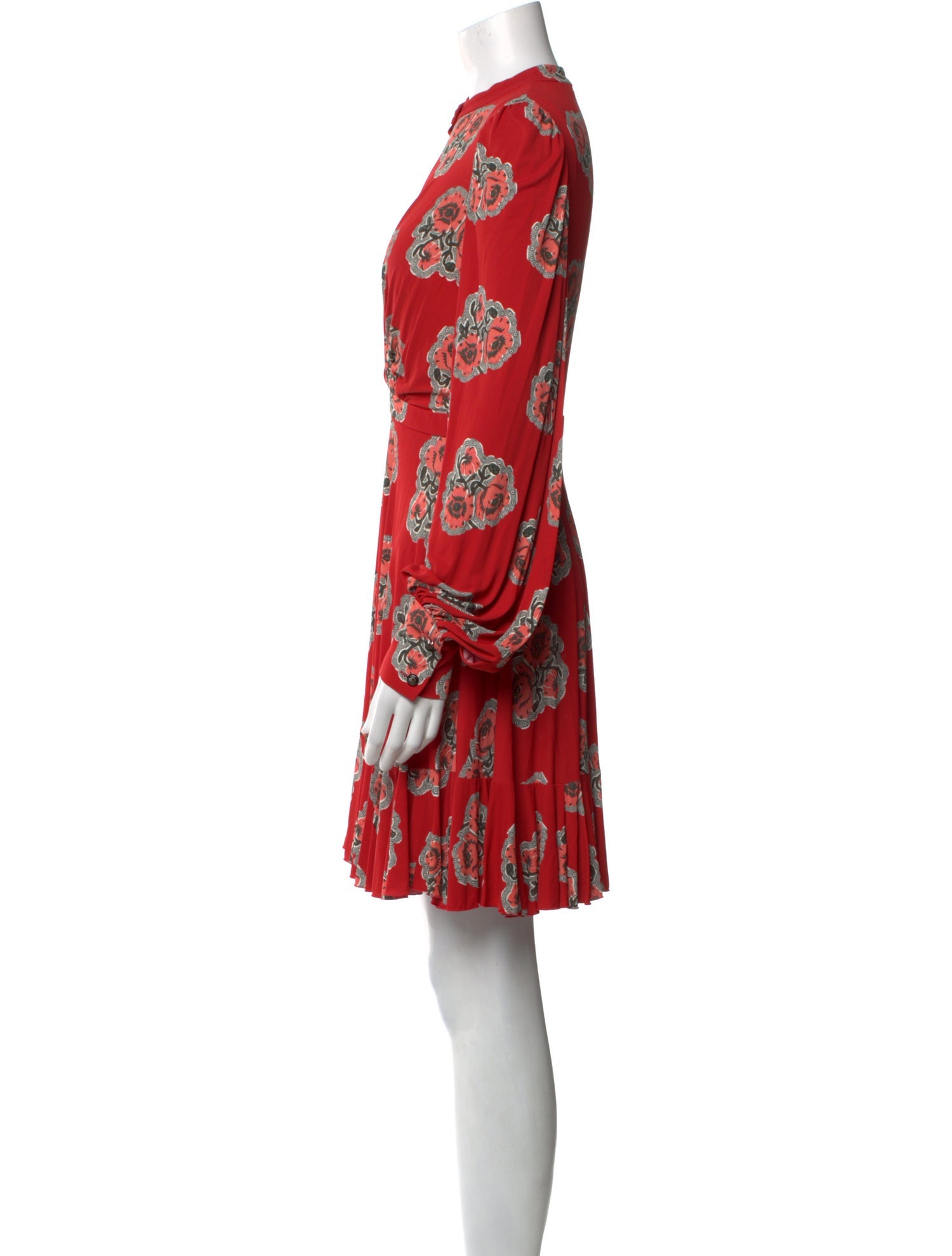 Alexander McQueen Silk Mini Dress