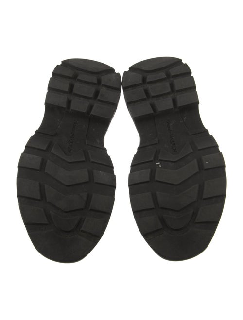 Alexander McQueen Leather Combat Boots