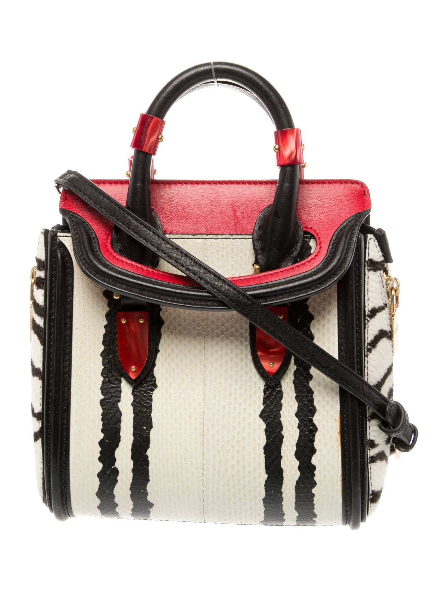 Alexander McQueen Snakeskin Shoulder Bag