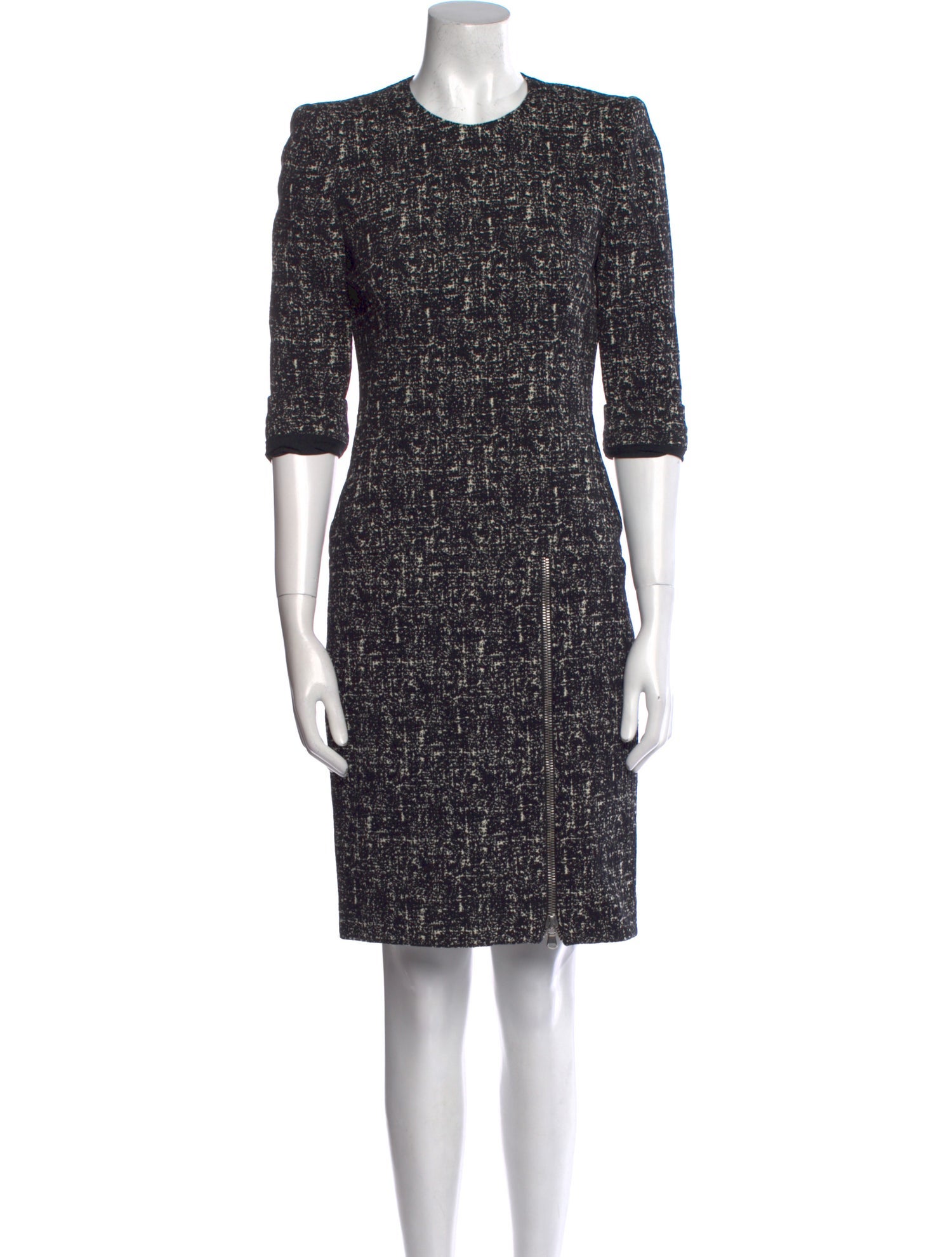 Alexander McQueen Wool Knee-Length Dress