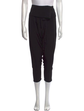 Alexander McQueen Silk Straight Leg Pants