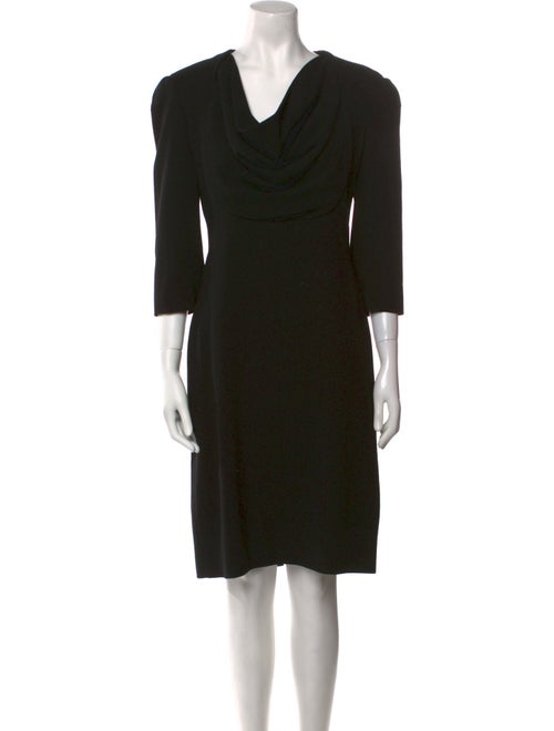 Alexander McQueen Wool Knee-Length Dress