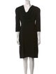 Alexander McQueen Wool Knee-Length Dress