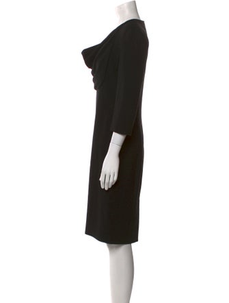 Alexander McQueen Wool Knee-Length Dress