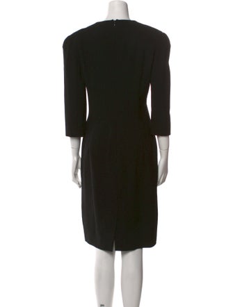 Alexander McQueen Wool Knee-Length Dress