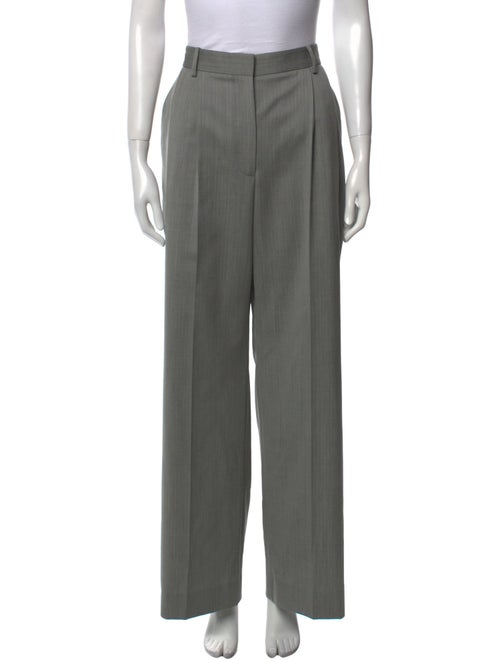 Alexander McQueen Wool Wide Leg Pants