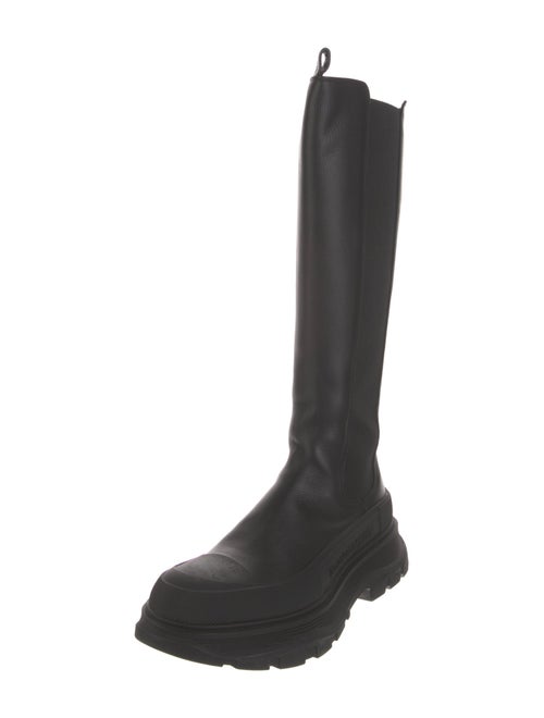 Alexander McQueen Leather Rain Boots