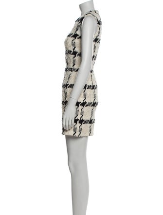 Alexander McQueen Plaid Print Mini Dress