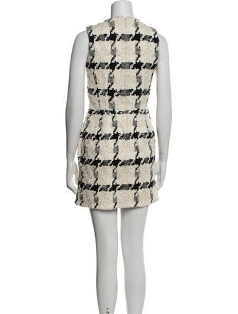 Alexander McQueen Plaid Print Mini Dress