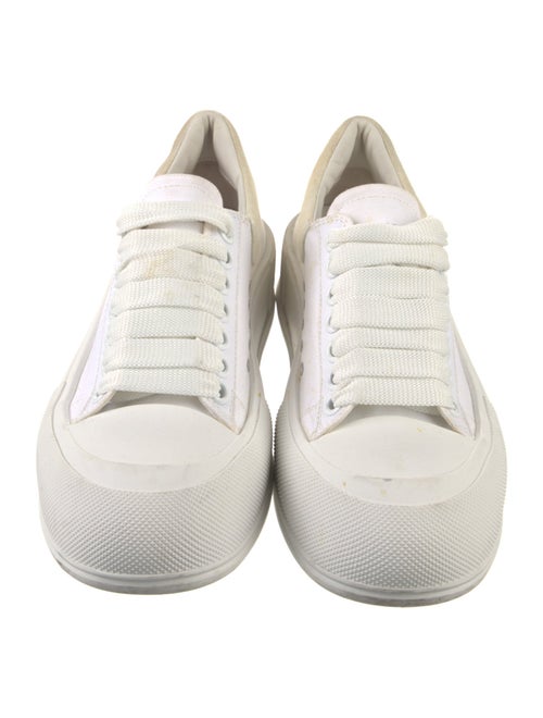 Alexander McQueen Canvas Colorblock Pattern Sneakers