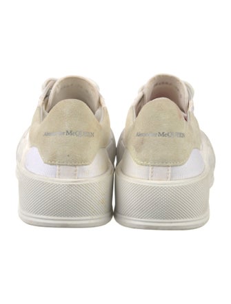 Alexander McQueen Canvas Colorblock Pattern Sneakers