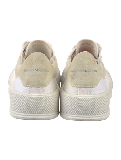 Alexander McQueen Canvas Colorblock Pattern Sneakers
