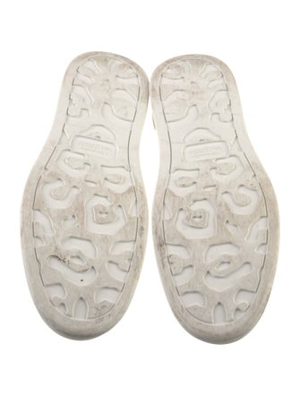 Alexander McQueen Canvas Colorblock Pattern Sneakers