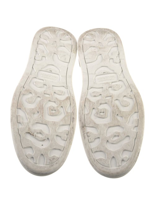 Alexander McQueen Canvas Colorblock Pattern Sneakers