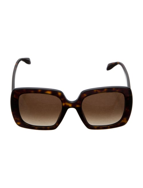 Alexander McQueen Square Tinted Sunglasses
