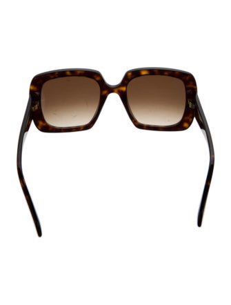 Alexander McQueen Square Tinted Sunglasses