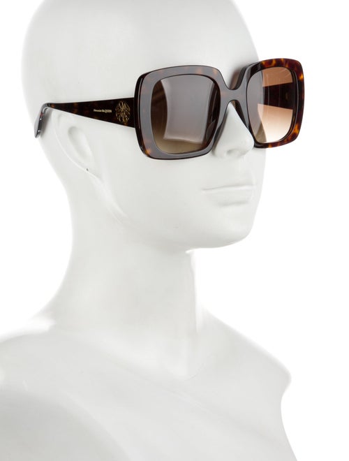 Alexander McQueen Square Tinted Sunglasses