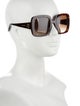 Alexander McQueen Square Tinted Sunglasses