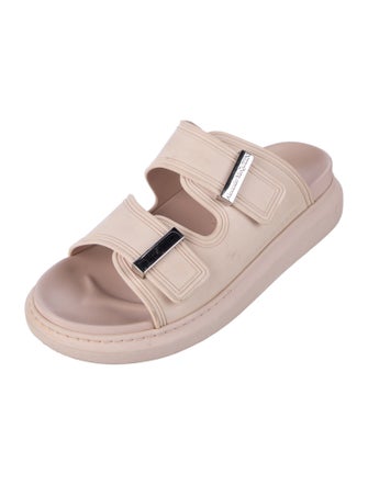 Alexander McQueen Rubber Slingback Sandals