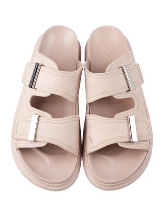 Alexander McQueen Rubber Slingback Sandals