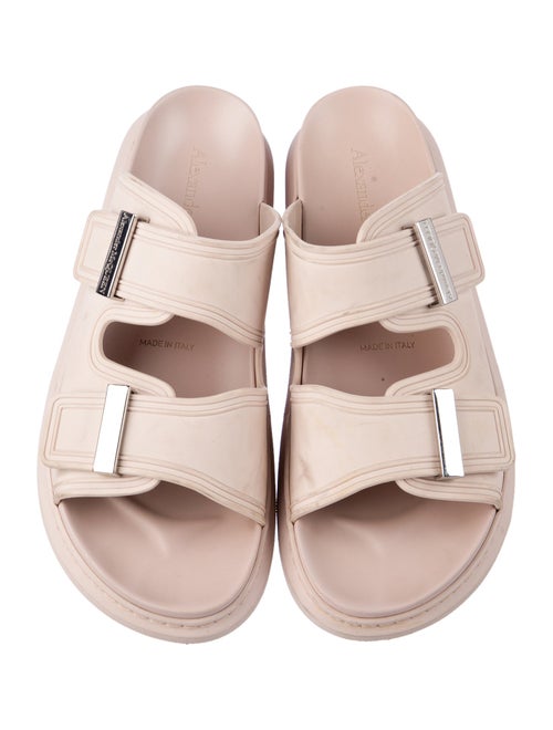 Alexander McQueen Rubber Slingback Sandals