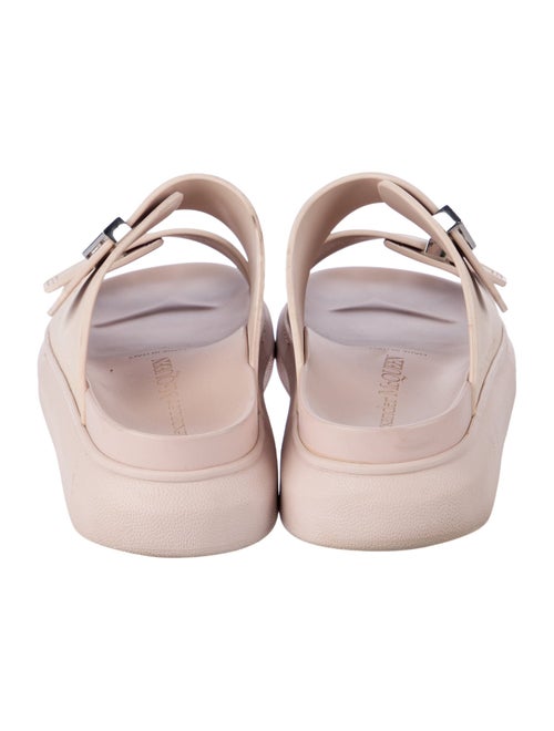 Alexander McQueen Rubber Slingback Sandals
