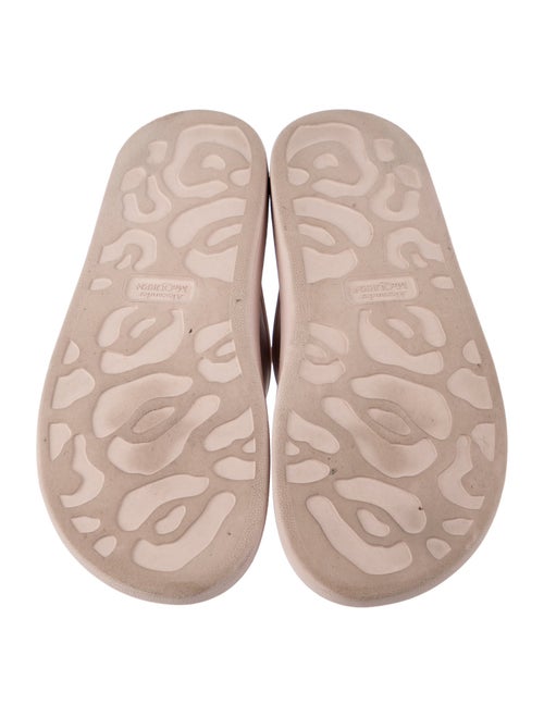 Alexander McQueen Rubber Slingback Sandals