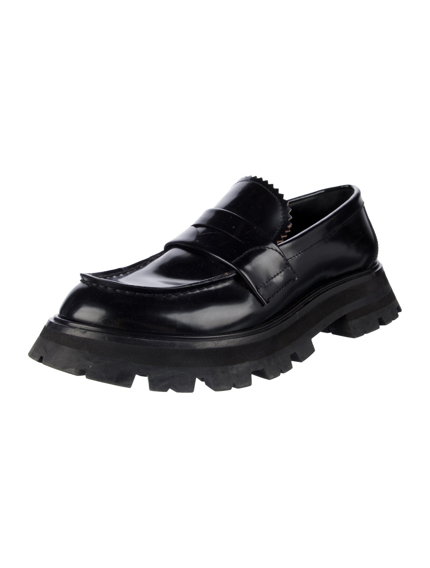 Alexander McQueen Leather Loafers