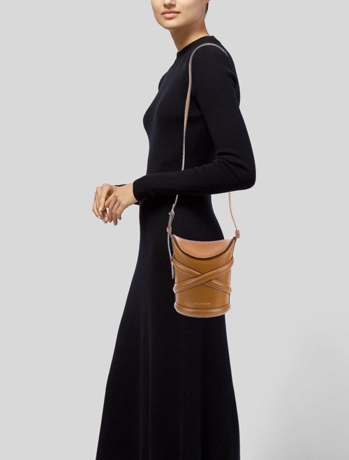 Alexander McQueen Leather Bucket Bag