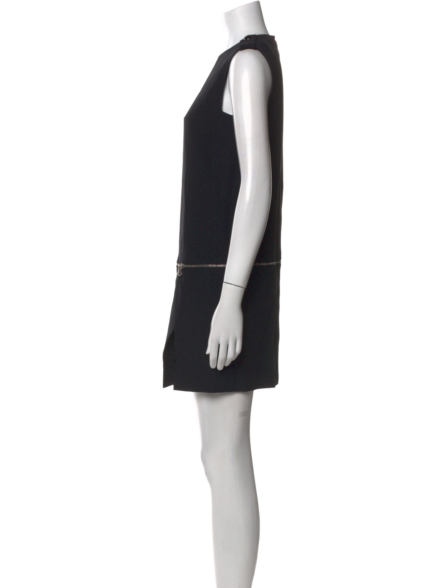 Alexander McQueen Crew Neck Mini Dress