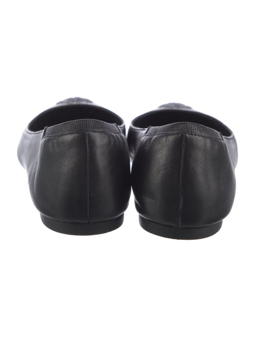 Alexander McQueen Leather Sequin Embellishments Ballet Flats