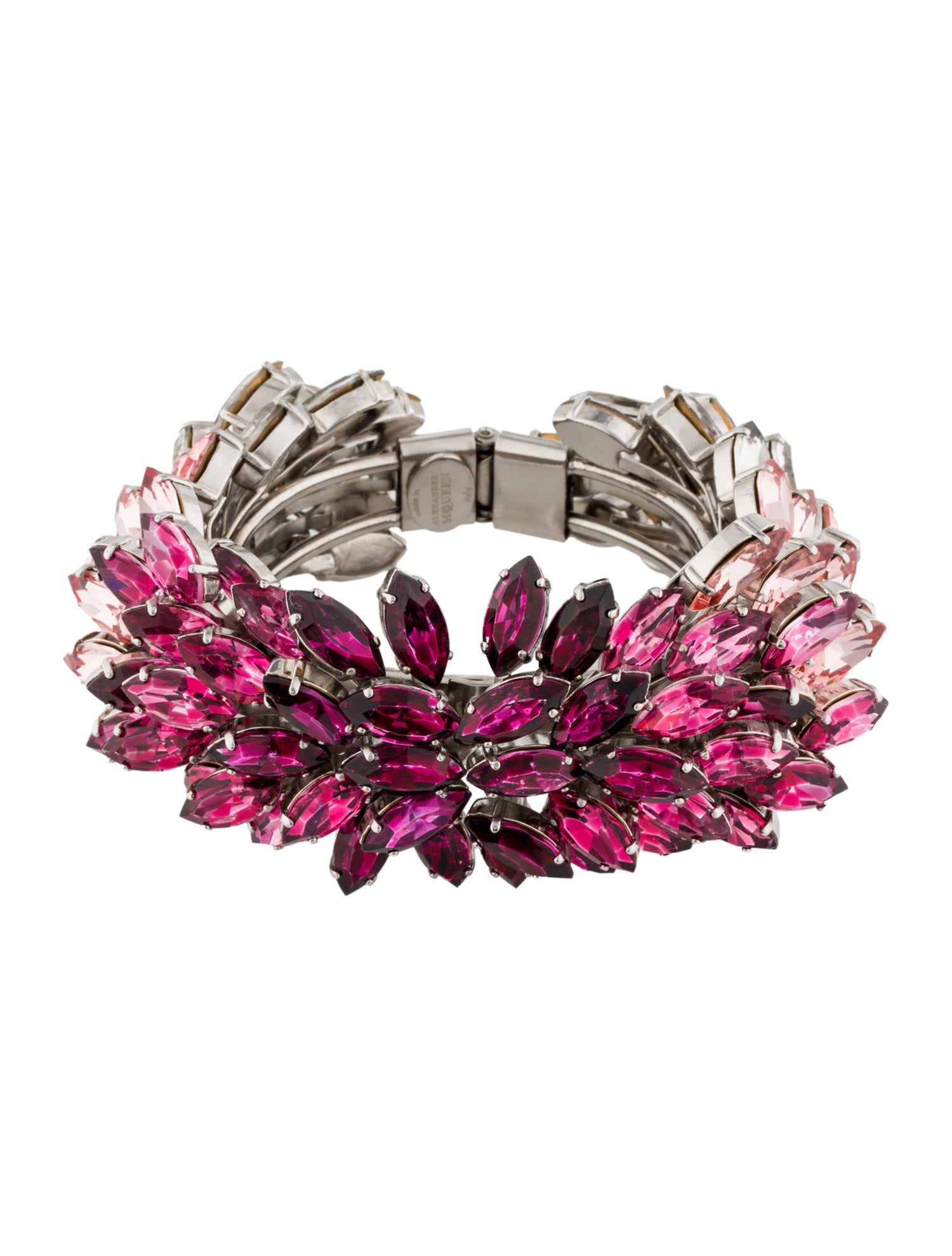 Alexander McQueen Crystal Embellishment Bangle Bracelet
