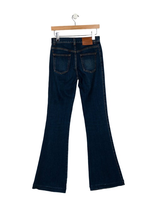 Alexander McQueen Mid-Rise Wide Leg Jeans