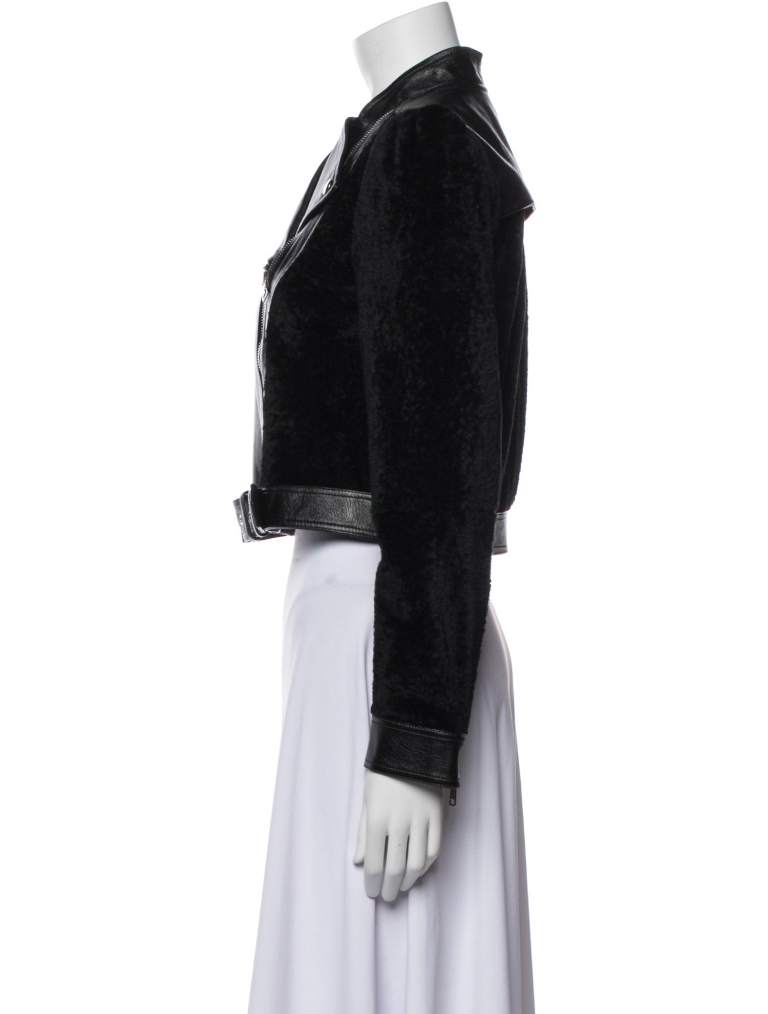 Alexander McQueen Shearling Biker Jacket