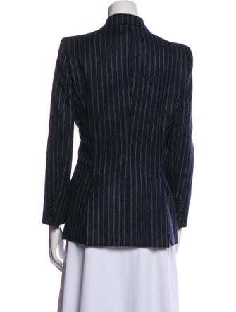 Alexander McQueen Wool Striped Blazer