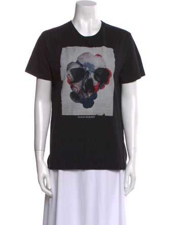 Alexander McQueen Graphic Print Crew Neck T-Shirt