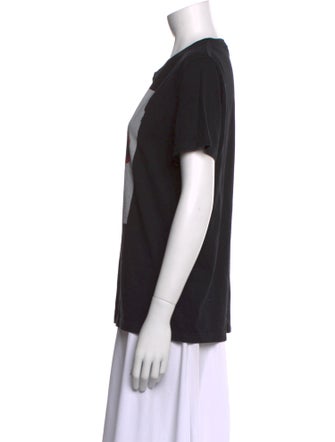 Alexander McQueen Graphic Print Crew Neck T-Shirt