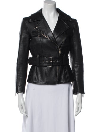 Alexander McQueen Leather Biker Jacket